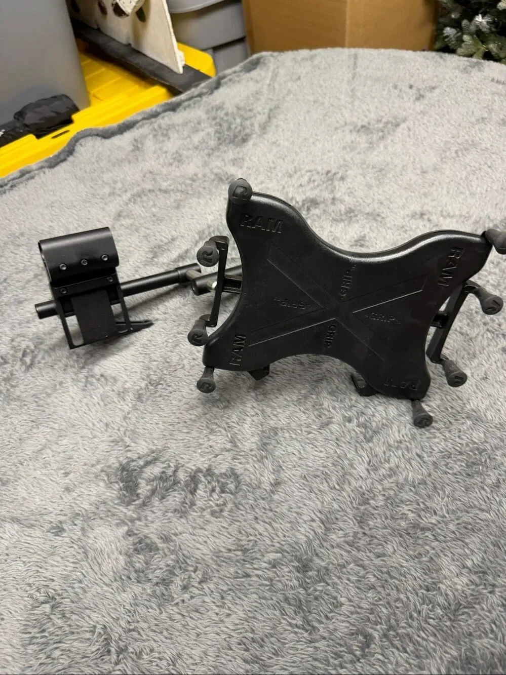 Healthwares Retract4 RAM Mount Wheelchair or Other Tablet Holder. With Pivot Arm